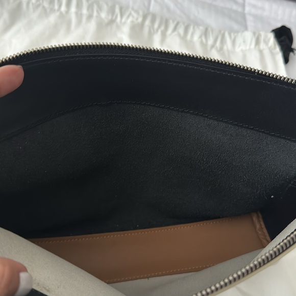 New 3.1 Philip Lin tie color leather pouch clutch makeup travel bag - Picture 12 of 12